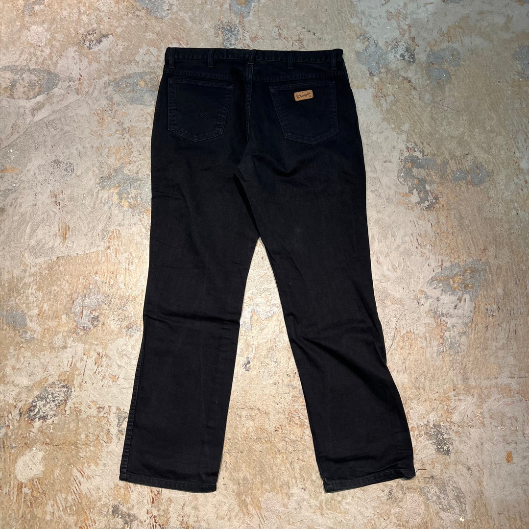 #4749 古着 Wrangler/ラングラー/Black Denim Pants/ブラックデニムパンツ/サイズ38×32