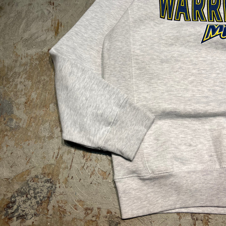 #4056 古着 Crew Neck College Sweat Shirts/クルーネックカレッジスウェット/MERRIMACK/メリマック大学/WARRIORS/ウォリアーズ/アイスホッケー/サイズM