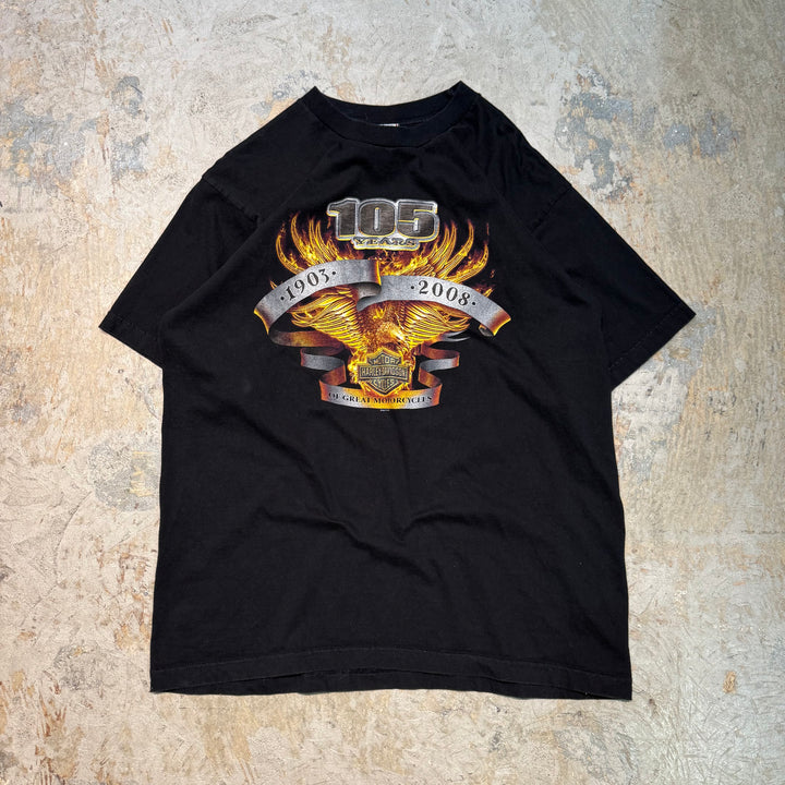 古着 USA製 Harley-Davidson/ハーレーダビッドソン/ プリントTシャツ/ サイズXL