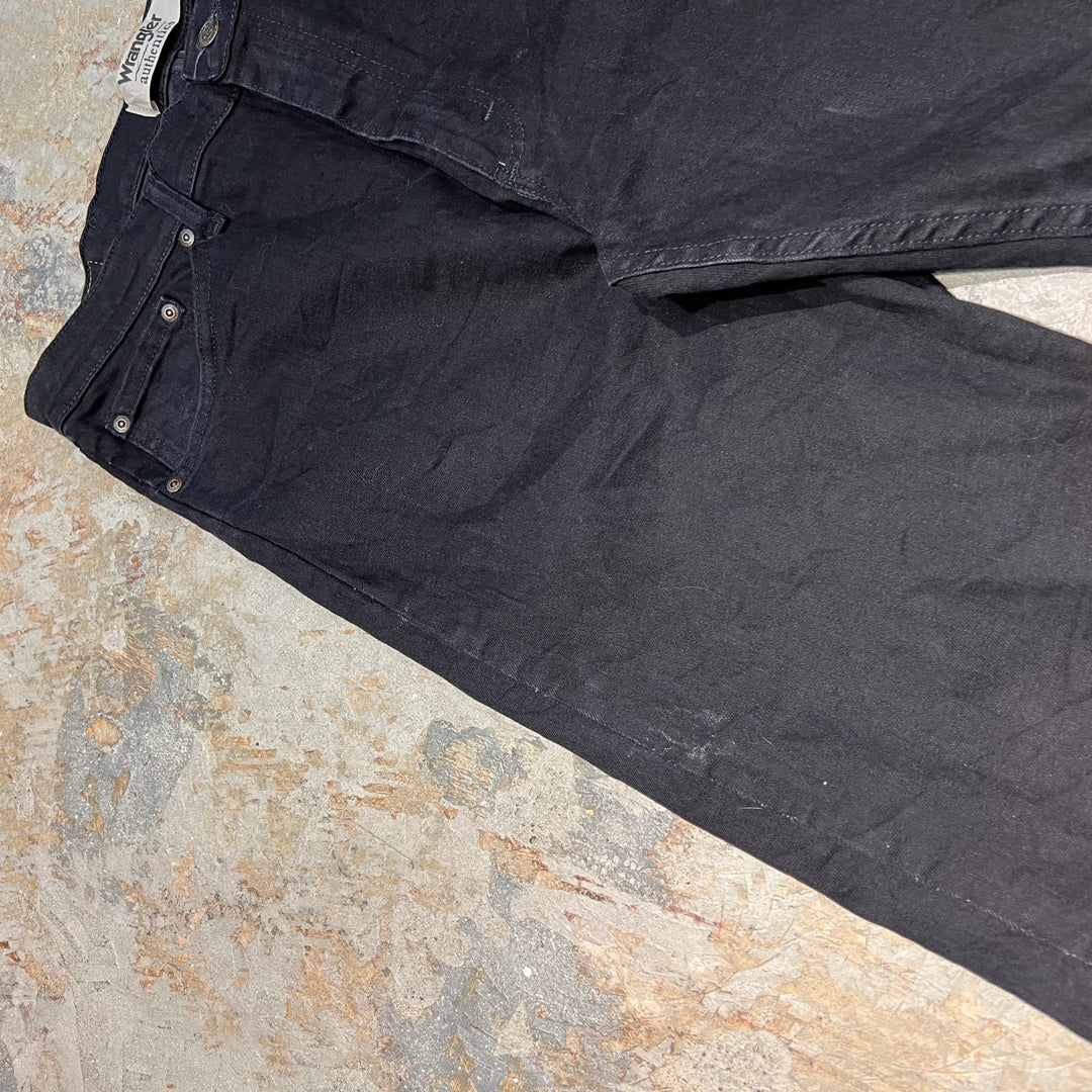 #4755 古着 Wrangler/ラングラー/Black Denim Pants/ブラックデニムパンツ/サイズ34×36