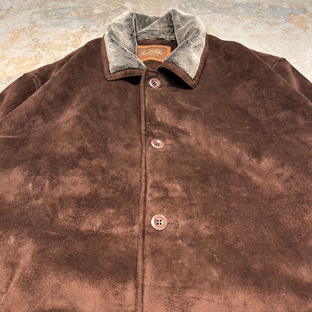 #3168 古着 Unknow/front button Shearling Jacket/フロントボタンシアリングジャケット/サイズL