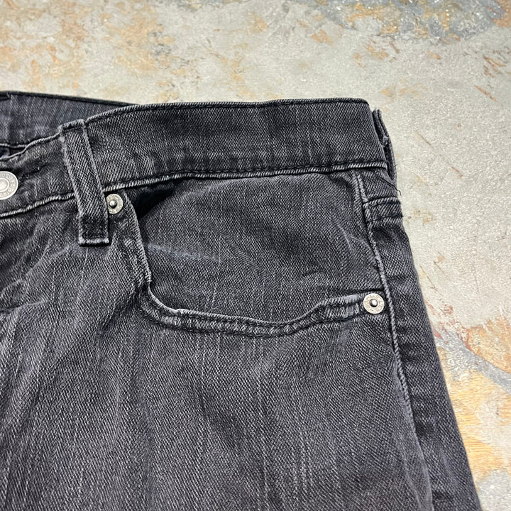 #4190 古着 Levi's/リーバイス/Black Denim Pants/ブラックデニムパンツ/黒タブ/550/サイズ31×30