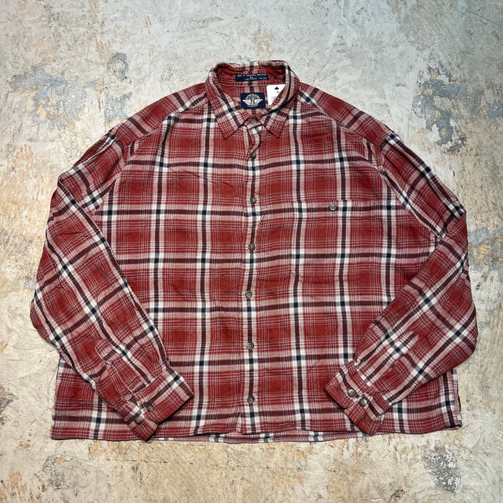 古着 DOCKERS/ドッカーズ /フランネルシャツ/長袖シャツ/ チェック柄/サイズL