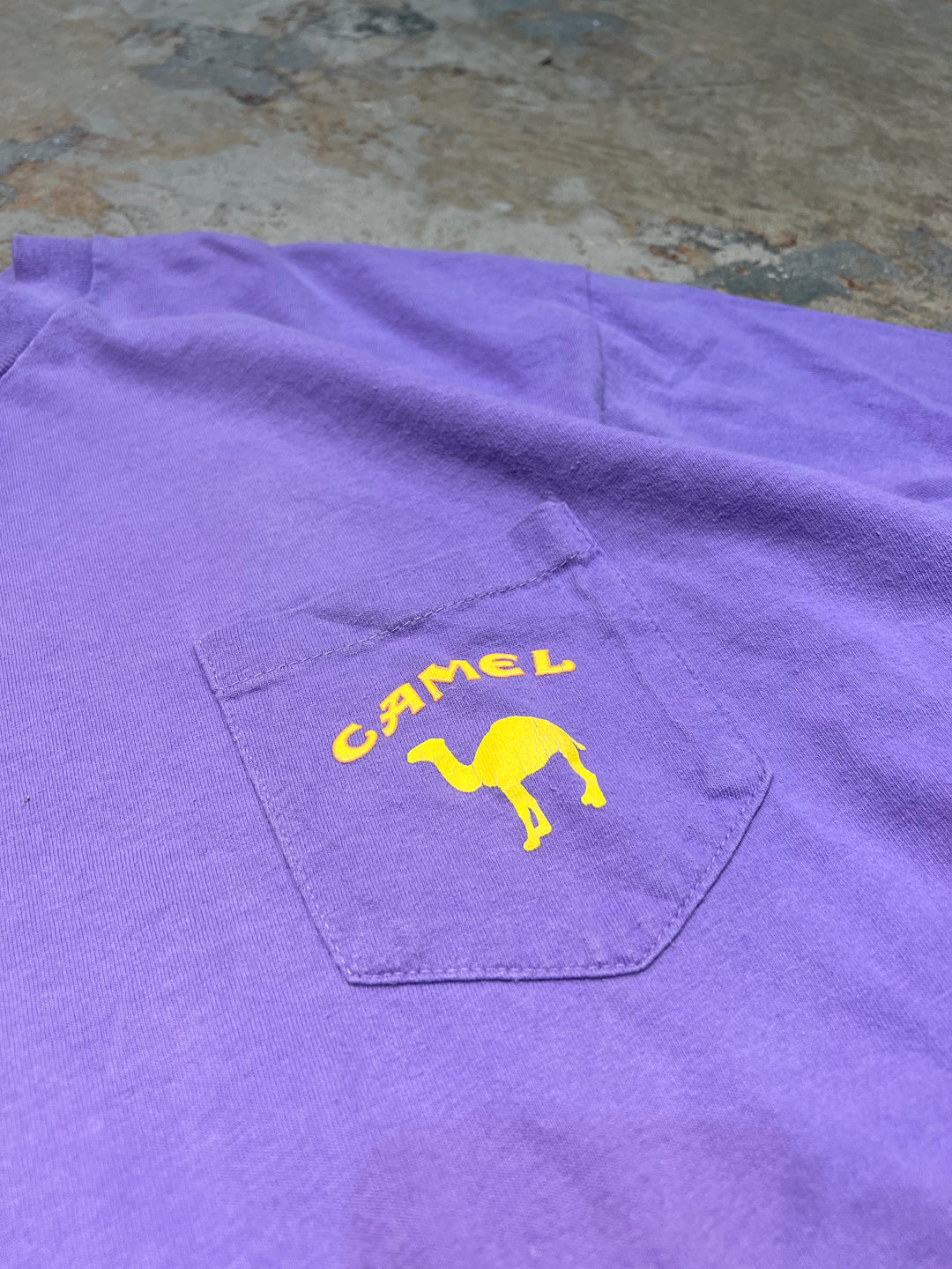 #MA145 古着 USA製 95's CAMEL/キャメル / ヴィンテージ シングルステッチ プリントTシャツ/サイズXL