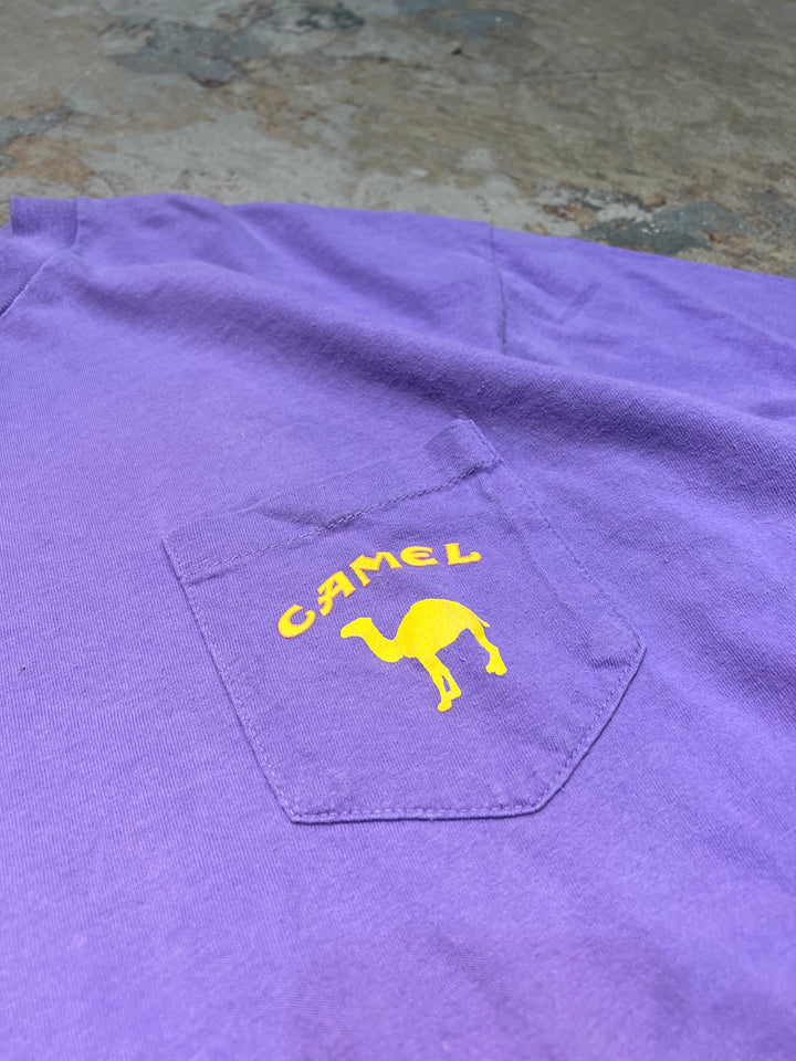 #MA145 古着 USA製 95's CAMEL/キャメル / ヴィンテージ シングルステッチ プリントTシャツ/サイズXL