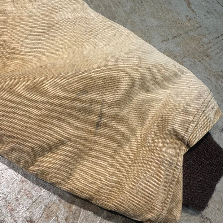 古着 90's carhartt/ カーハート/ トラディショナルコート/ 裏地キルティング/ 襟コーデュロイ/ サイズ3XL