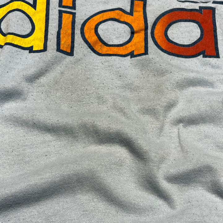 古着 USA製 80's adidas/アディダス/ヴィンテージ シングルステッチ プリントTシャツ/サイズM