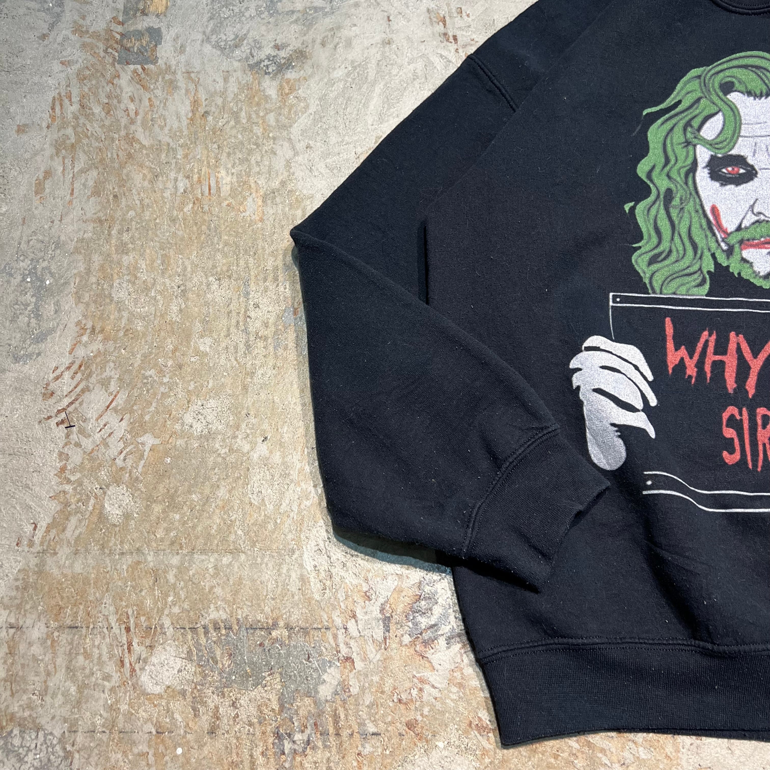 3898 古着/GILDAN/ギルダン/Crew Neck Sweat Shirt/クルーネックスウェット/JOKER/ジョーカー/WHY – 古着屋  MUJIN