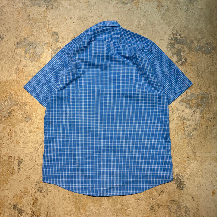 古着 L.L.Bean/ エルエルビーン/  ボタンダウン半袖シャツ/ チェック柄/ サイズM