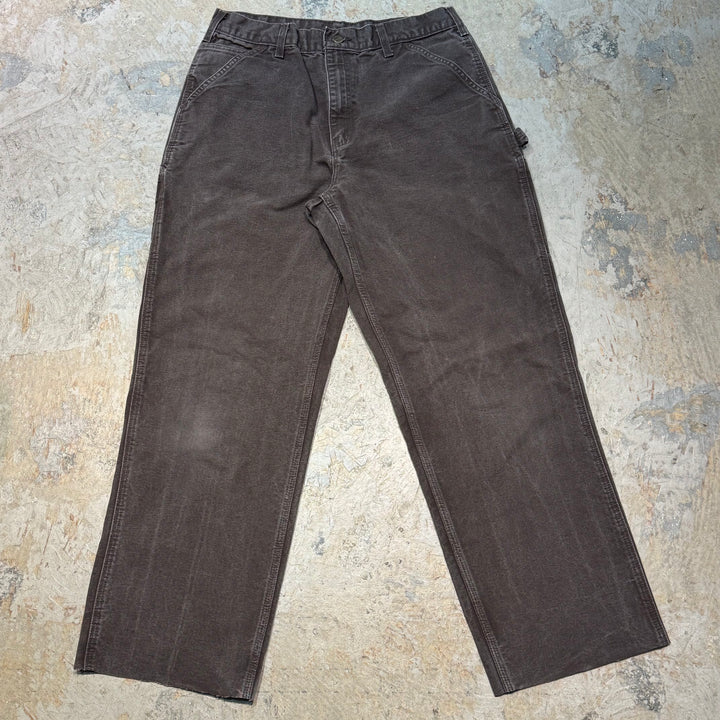 古着 Carhartt/カーハート/ダック地ペインターパンツ/実寸サイズ30×30