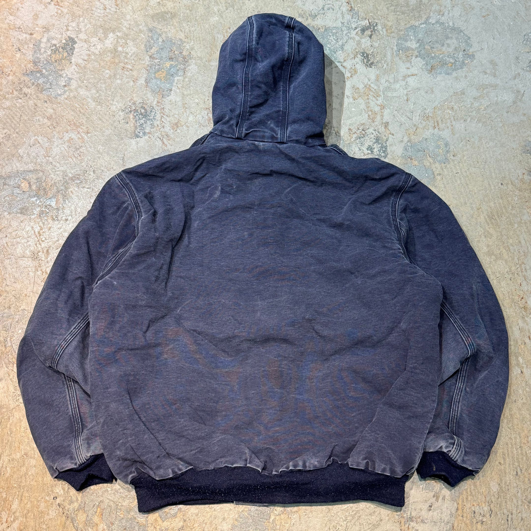二手服装USA制造Carhartt/汽车心/活动夹克/鸭面料/企业标志/衬里绗缝/尺寸XL
