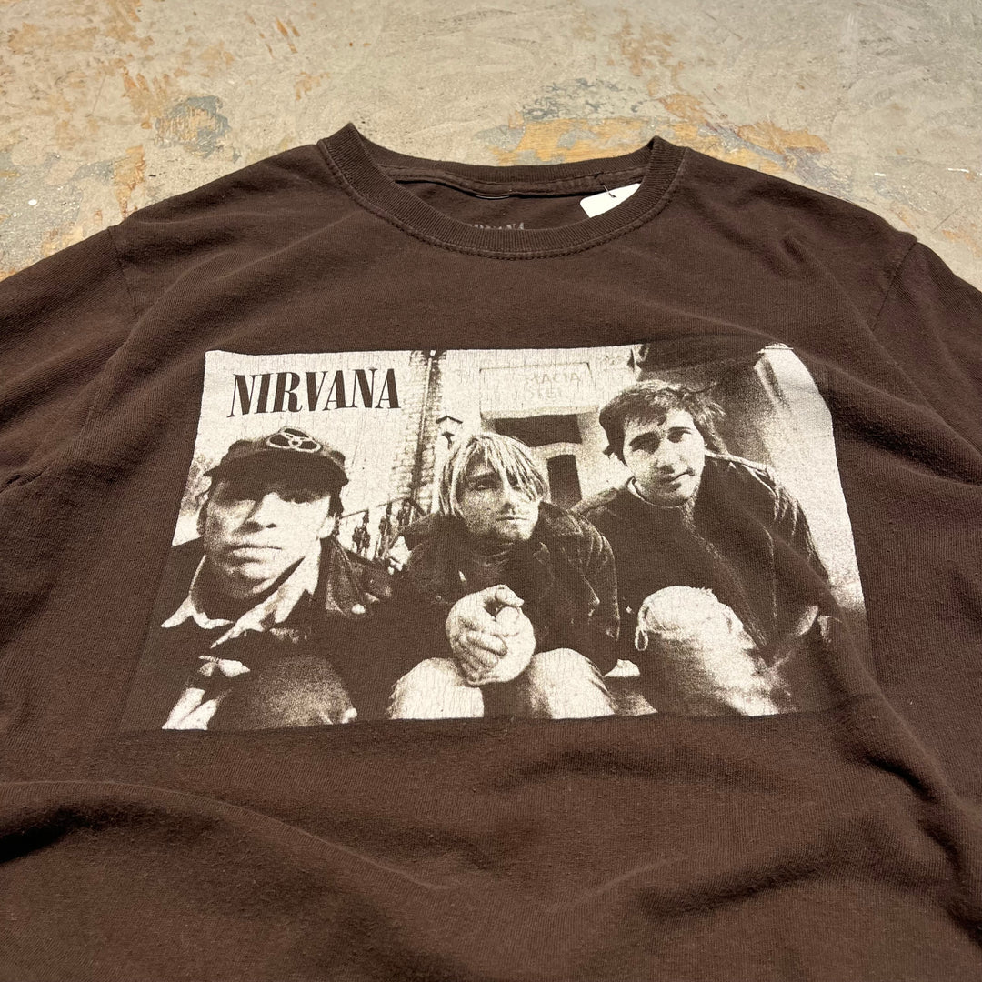 古着 NIRVANA/ニルヴァーナ/ロック プリントTシャツ / サイズS