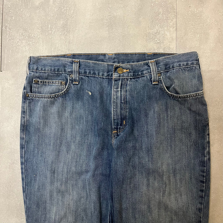 #1749 Old clothes Carhartt / Denim Pants / Jeans / Traditional Fit / Size 38×30