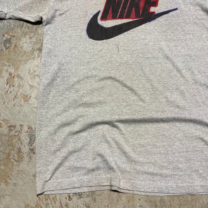 古着 ~90's NIKE/ナイキ / ヴィンテージ シングルステッチ プリントTシャツ/サイズS-M相当