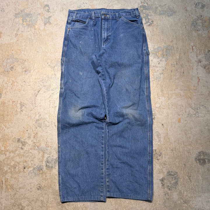 古着 Dickies/ ディッキーズ/ デニムペインターパンツ / 実寸サイズ36×32
