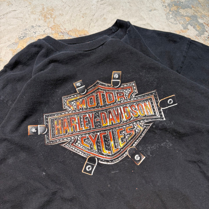 古着 USA製 Harley-Davidson/ハーレーダビッドソン/ プリントTシャツ/ サイズL