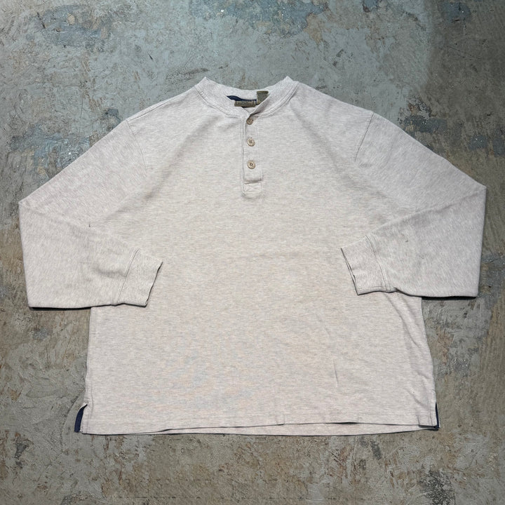 古着 L.L.Bean/エルエルビーン/ ヘンリーネックサーマルロングスリーブTシャツ/ サイズL