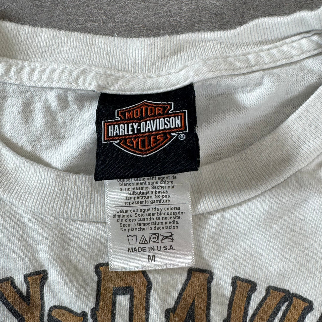 古着 USA製 Harley-Davidson ハーレーダビッドソン プリントTシャツ サイズM