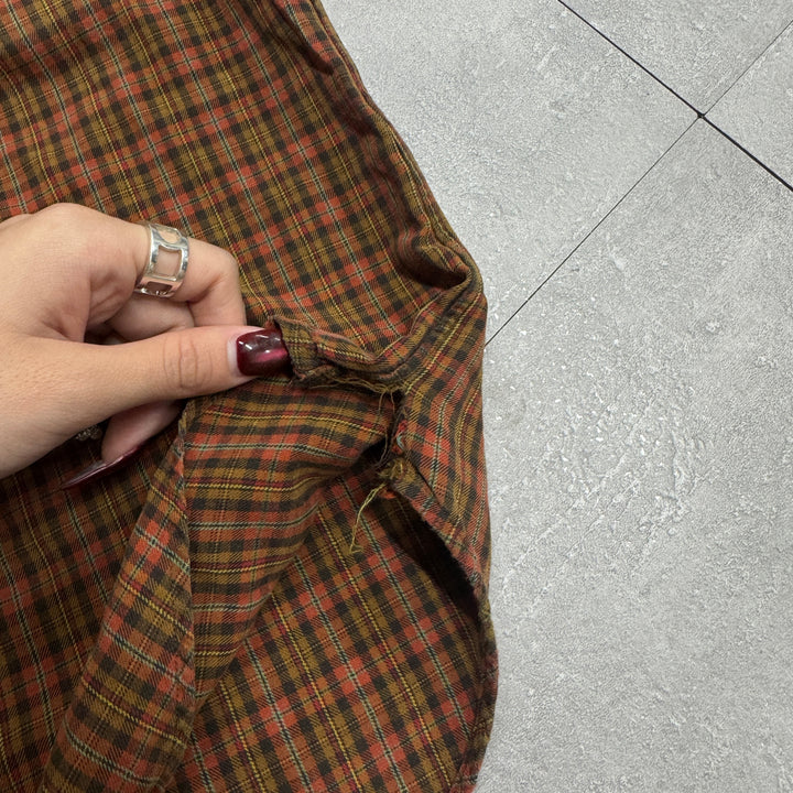 古着 90's POLO by Ralph Lauren/ ラルフ ローレン/ ボタンダウン長袖シャツ/ チェック柄/ サイズL