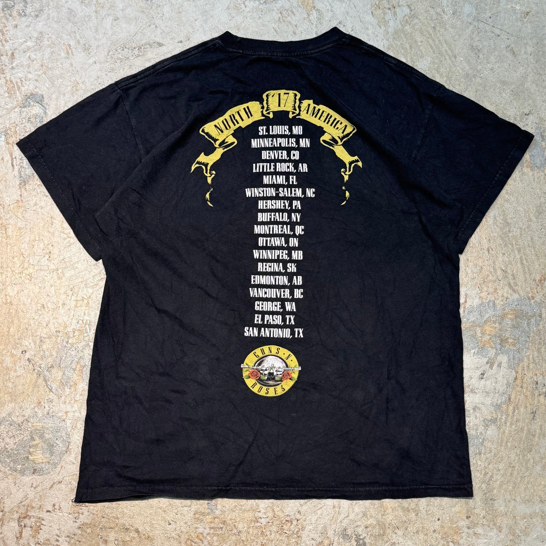 Used clothing GUNS N' ROSES/Guns N' Roses/Band T-shirt/Tour T-shirt/Size L