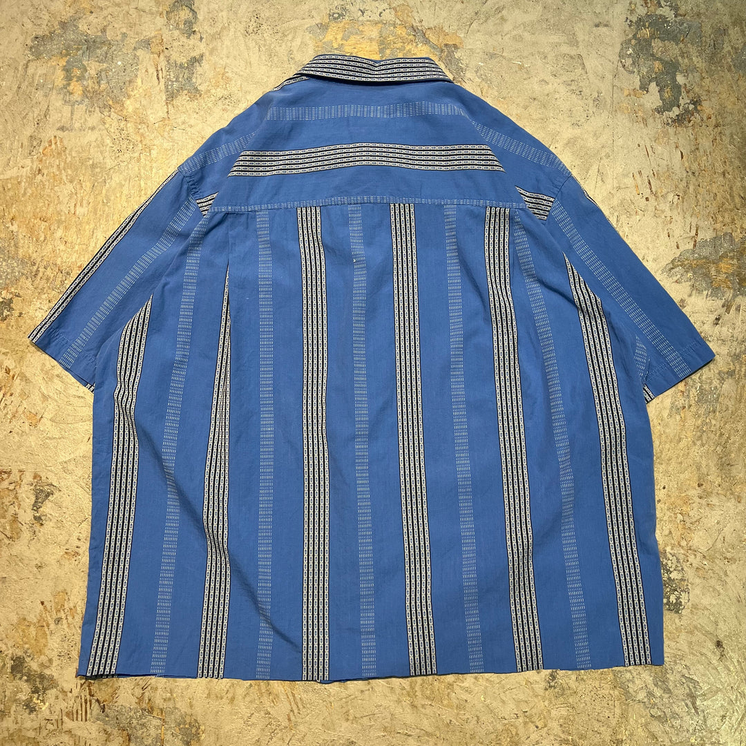 古着 CHAPS RALPH LAUREN/ チャップス ラルフ ローレン/ 半袖シャツ/ 開襟/ リメイク/サイズXL