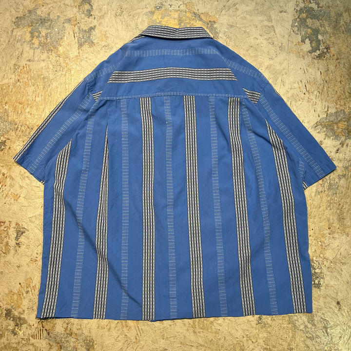 古着 CHAPS RALPH LAUREN/ チャップス ラルフ ローレン/ 半袖シャツ/ 開襟/ リメイク/サイズXL