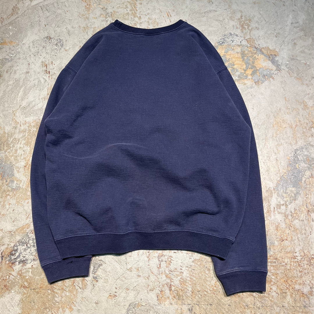 #4071 古着 OLD NAVY/オールドネイビー/Crew neck Print Logo sweat/クルーネックプリントロゴスウェット/サイズL相当