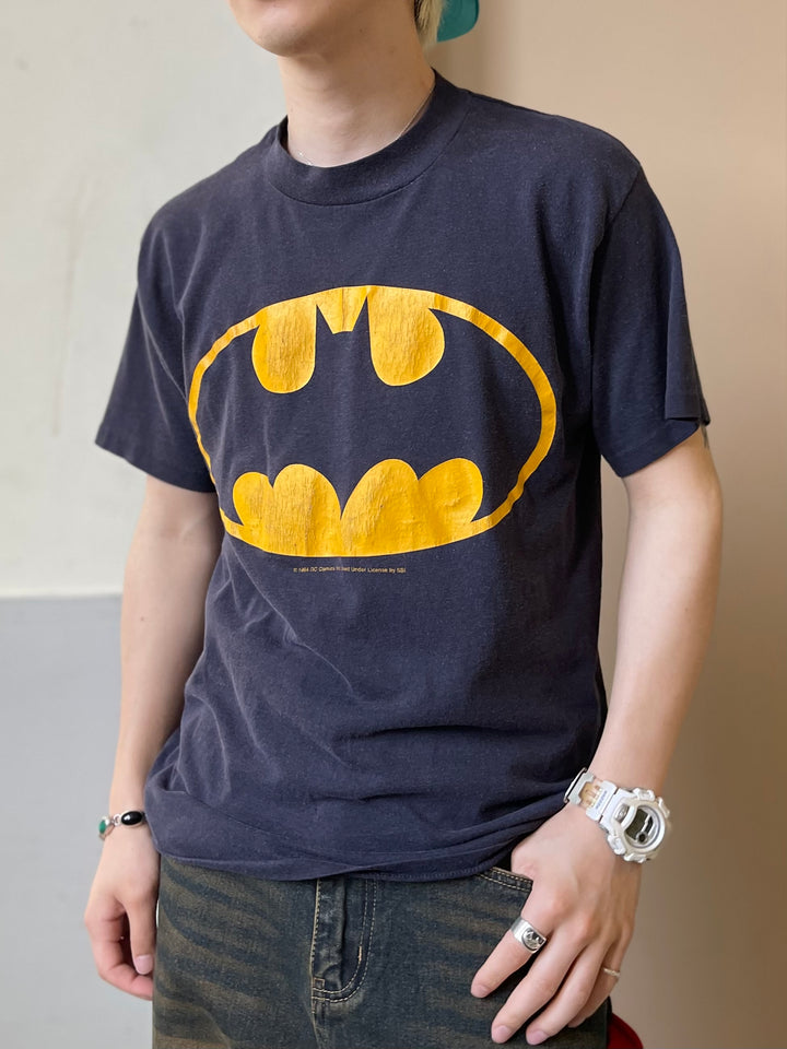 #4492 古着 ~90's Vintage/short sleeve print t-shirt Tee/半袖プリントTシャツ/BATMAN/バットマン/サイズM相当