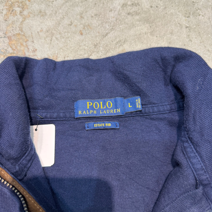 古着 POLO by Ralph Lauren/ ポロ バイ ラルフローレン/ ハーフジップニットセーター/ サイズL