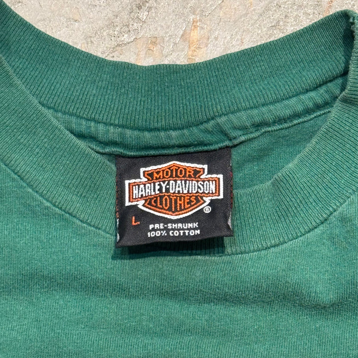 古着 USA製 90's Harley-Davidson/ハーレーダビッドソン/ プリントTシャツ/ サイズL