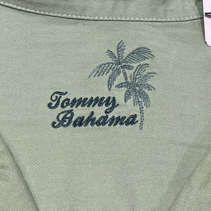 빈티지 Tommy Bahama/Silk/Short-Sleeved Shirt/Size XL