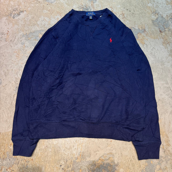 古着 POLO by Ralphlauren/ ポロバイラルフローレン/ クルーネックスウェット/ サイズXL