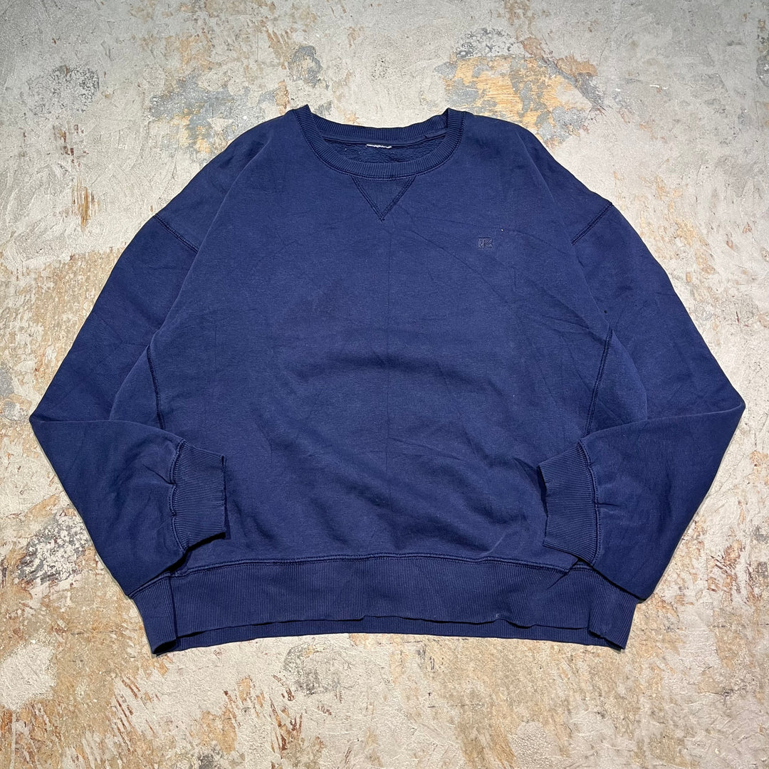 #3551 古着/Russell/ラッセル/Crewneck sweat/クルーネックスウェット/ブランクスウェット/無地/サイズM