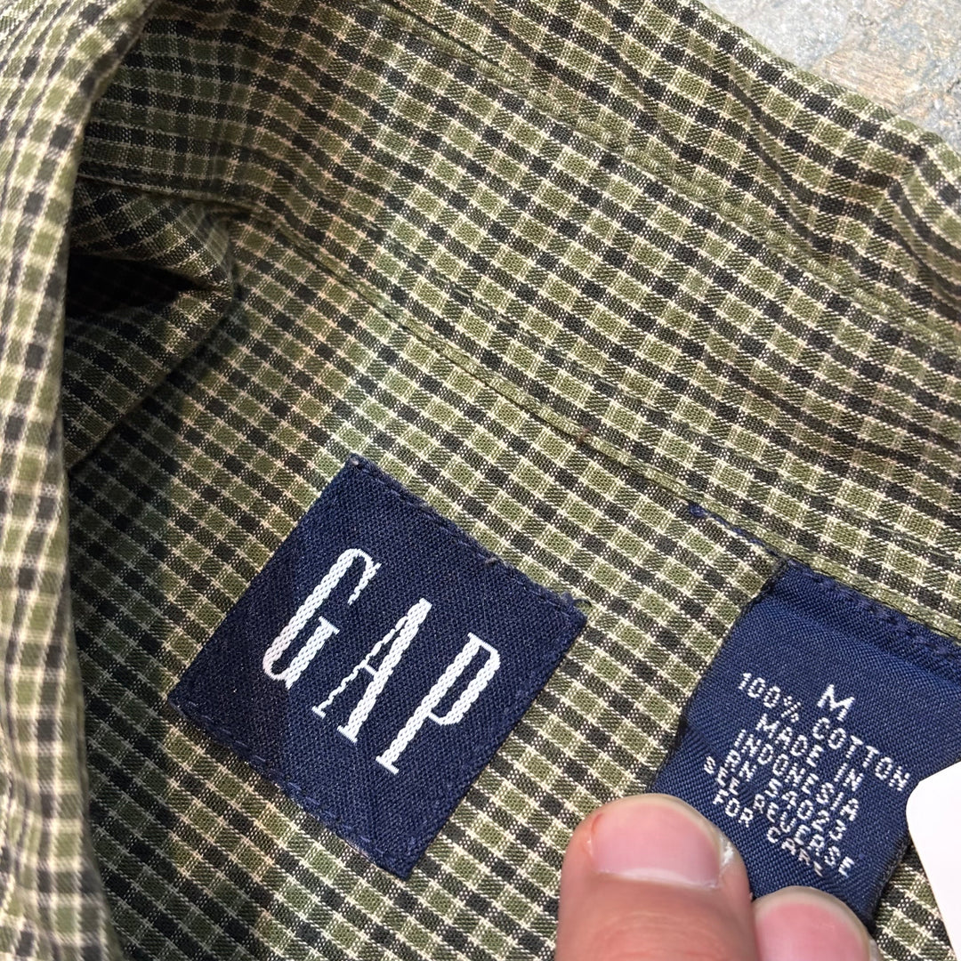 古着 GAP/ ギャップ/ 長袖シャツ/ チェック柄/ サイズM