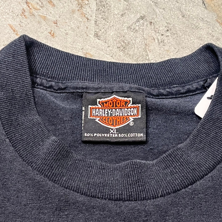 古着 USA製 Harley-Davidson/ ハーレーダビッドソン/ プリントTシャツ/ サイズXL