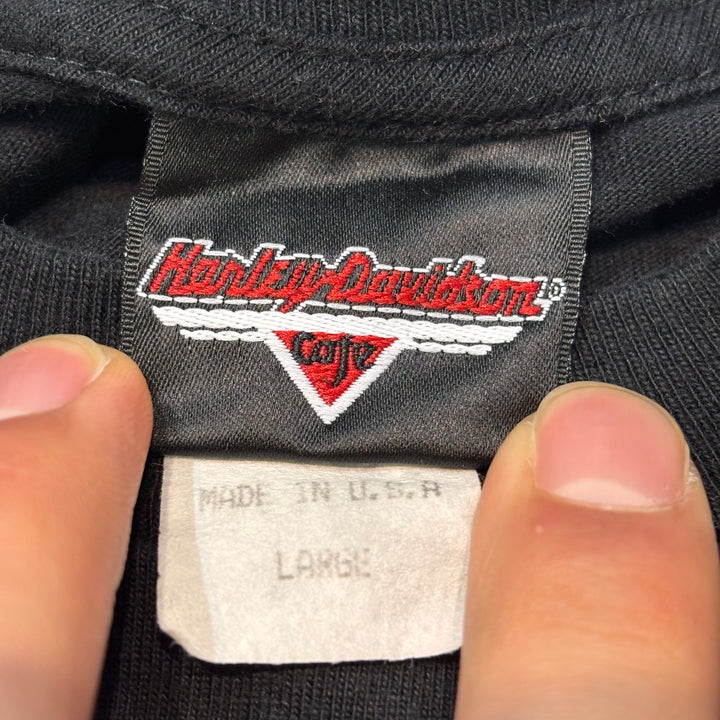 古着 USA製 Harley-Davidson/ハーレーダビッドソン/ プリントTシャツ/ サイズL
