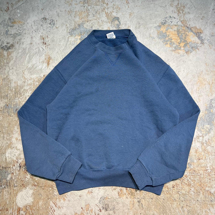 #3504 古着/Russell/ラッセル/Crewneck sweat/クルーネックスウェット/無地/サイズM