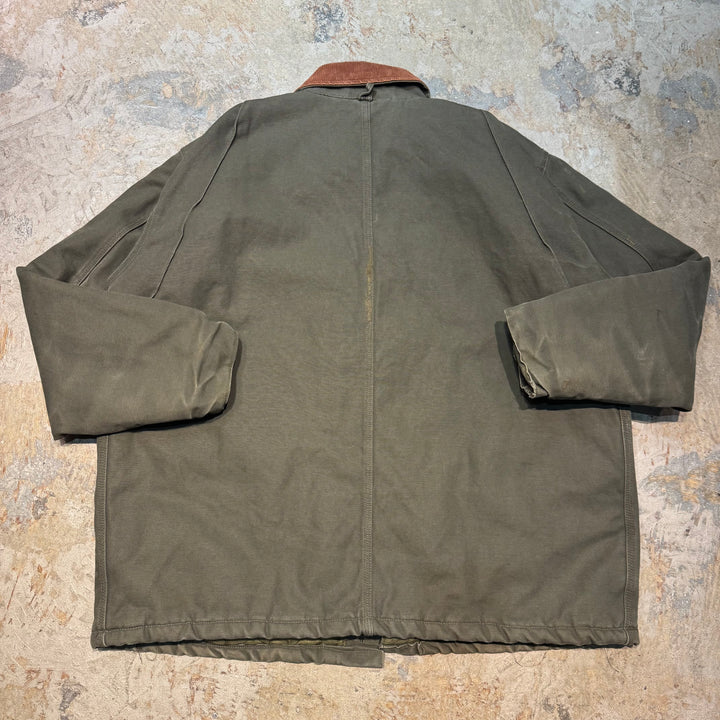 古着Dickies/ ディッキーズ/ ダックワークジャケット/ 襟コーデュロイ/サイズL