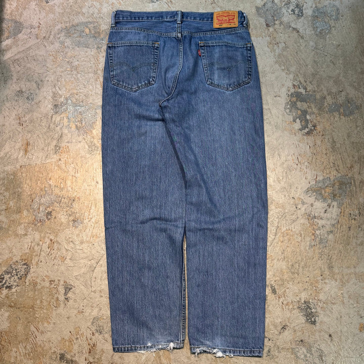 二手衣服Levi's/Levi的/牛仔褲/550/實際尺寸35 x 31