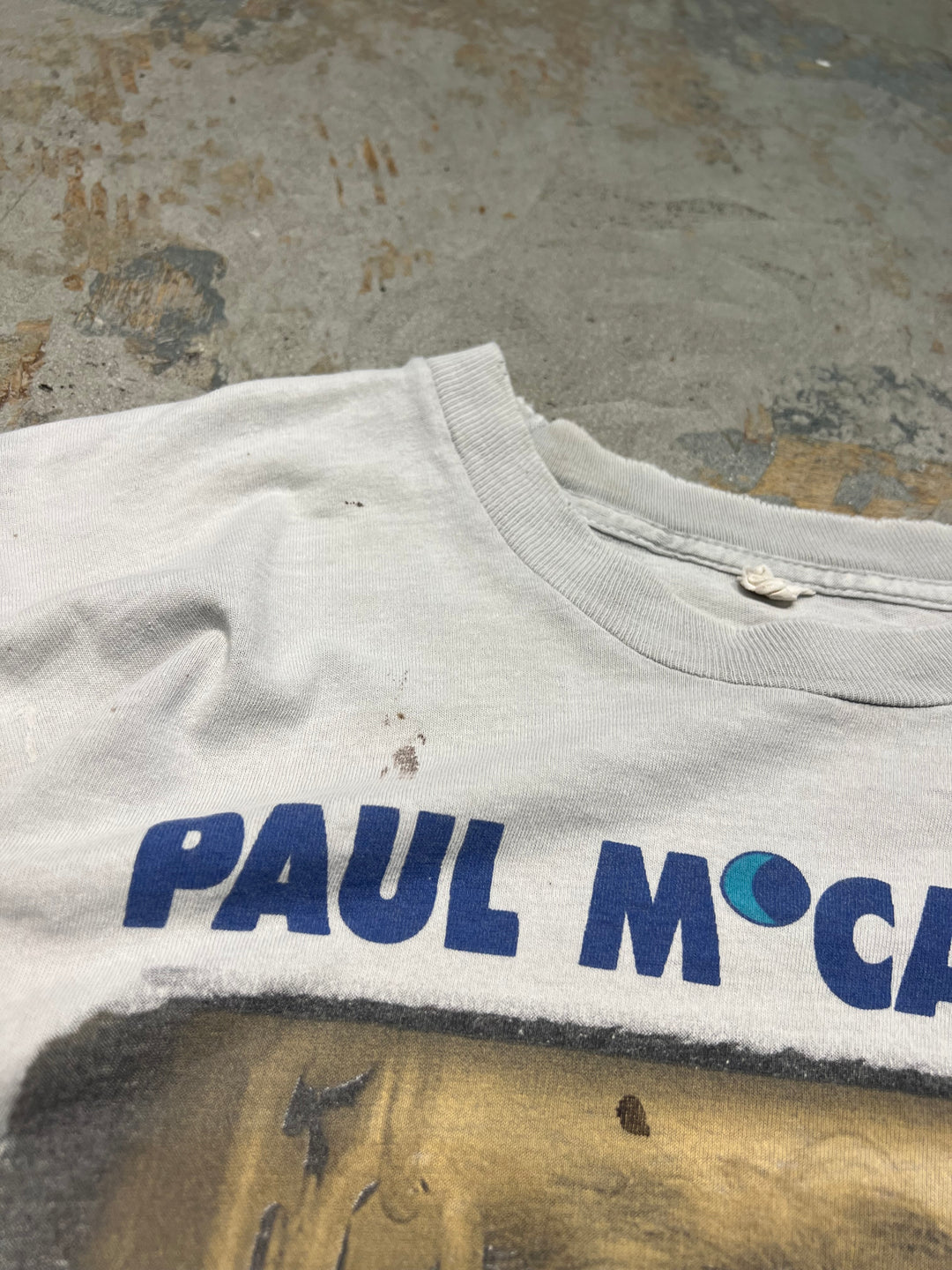 #MA93 古着 93's PAUL MCCARTNEY / ポールマッカートニー / アーティスト / シングルステッチ ヴィンテージ Tシャツ / サイズL