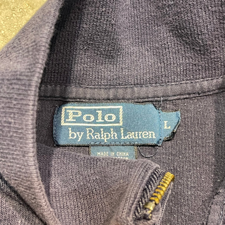 #3859 古着 POLO by Ralph Lauren/ポロバイラルフローレン/Half zip knit/ハーフジップニット/サイズL