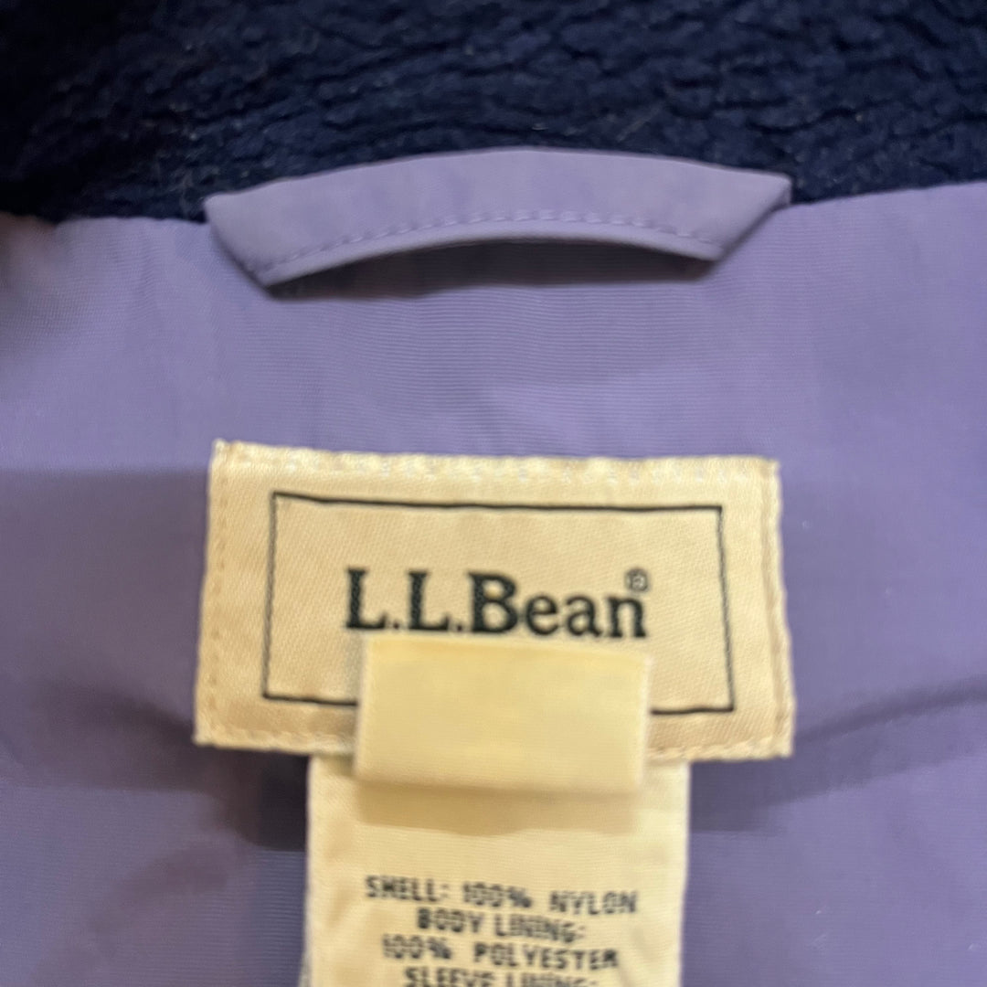 #1806 古着L.L.Bean/エルエルビーン/Shelled Fleece/シェルドフリース/ナイロンジャケット/裏地フリース/サイズWOMEN'S M