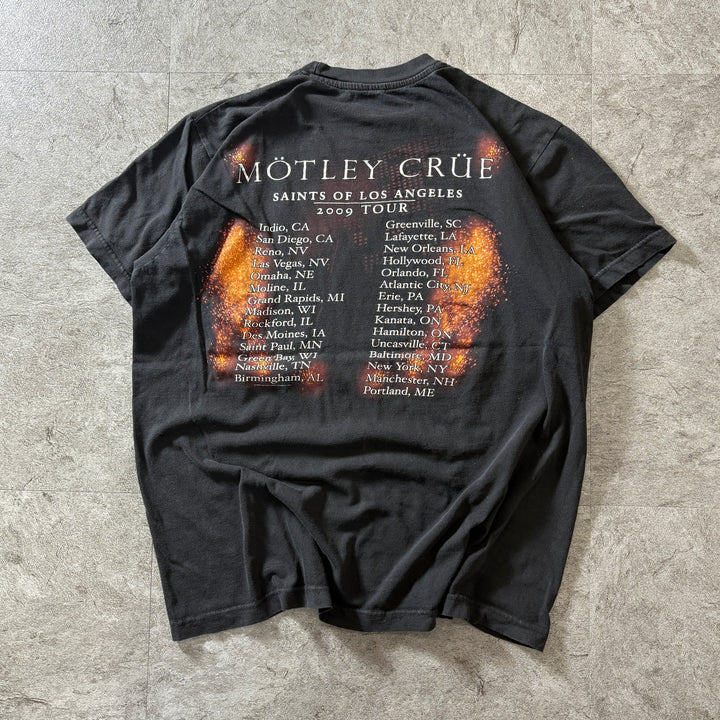 古着 2009 Y2K  MOTLEY CRUE モトリー･クルー バンドTシャツ サイズS相当
