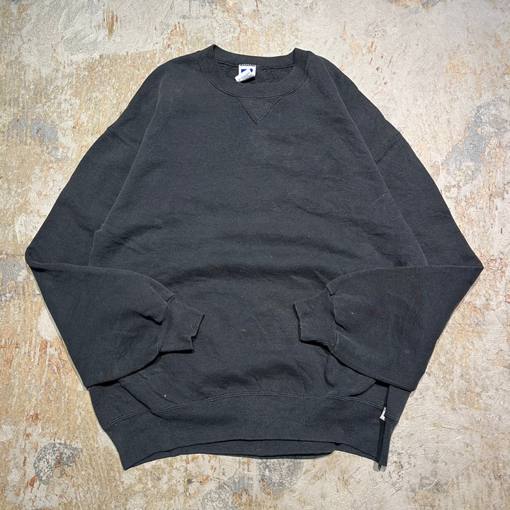 #3560 古着/Russell/ラッセル/Crewneck sweat/クルーネックスウェット/ブランクスウェット/USA製/無地/サイズL