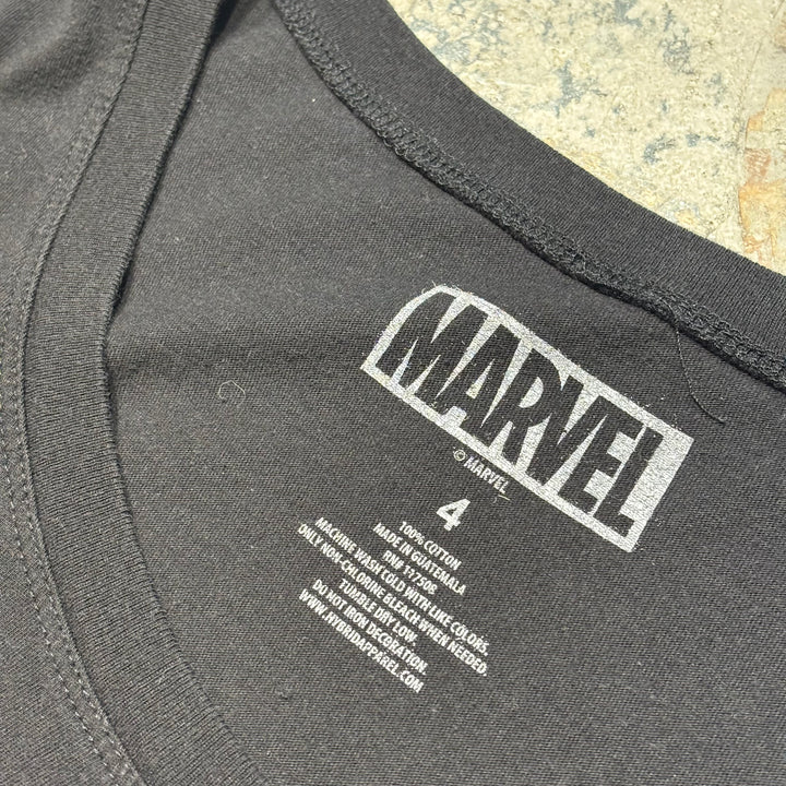 古着 MARVEL/ マーベル/ BLACK PANTHER/ ブラックパンサームービーTシャツ/ サイズXL相当