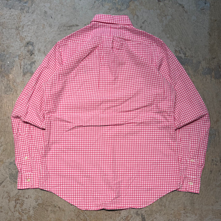 古着 POLO by Ralph Lauren/ ラルフ ローレン/ ボタンダウン長袖シャツ/ チェック柄/ サイズS