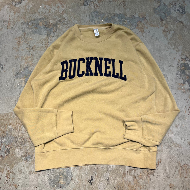 #3925 古着 unknow/Crew neck sweat/クルーネックスウェットBUCKNELL/サイズL