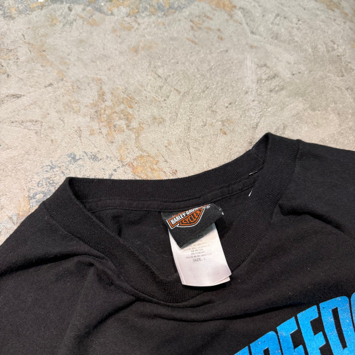 古着 Harley-Davidson/ハーレーダビッドソン/ プリントTシャツ/ MARVEL/ サイズL