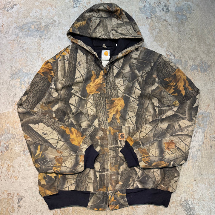 古着 Carhartt/カーハート/ジップアップ/ リアルツリージャケット/ サイズXL