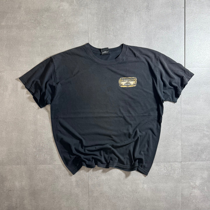 古着 Harley-Davidson ハーレーダビッドソン プリントTシャツ アメカジ サイズXL相当
